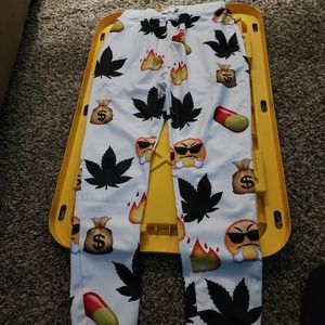 Emoji branded. Stretchy joggers